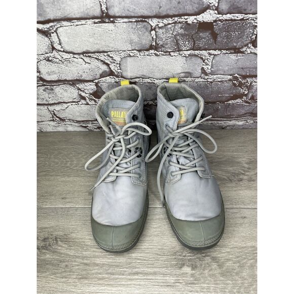 Palladium Pampa Travel Lite Slate Gray Combat Mesh Boots Men Sz 7M US/40EU W8.5M - Picture 2 of 16